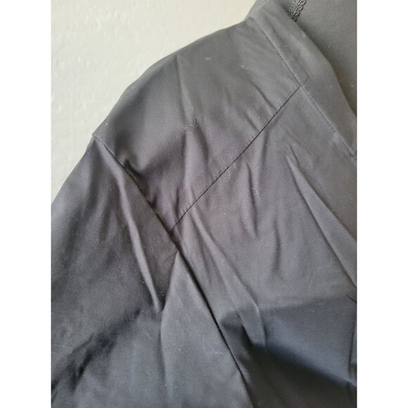 Nordstrom Cynthia Steffe Black Rolled Sleeve Tie Bow Detail Knee Length Dress - Picture 2 of 11